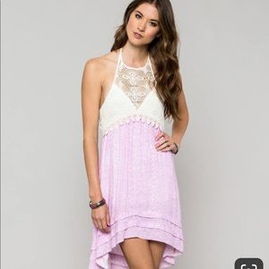 O’Neill crotchet halter dress